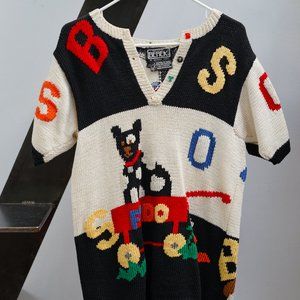 Silly Knit 80s Vintage Polo Shirt!